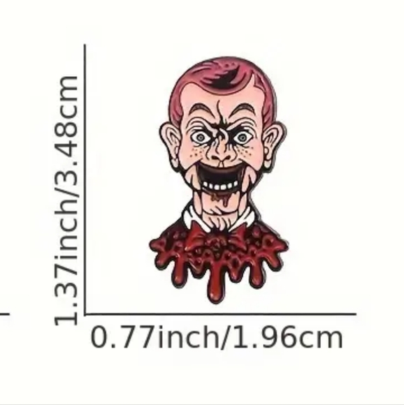 2$ add on🌟Goosebumps character pin - Picture 2 of 3